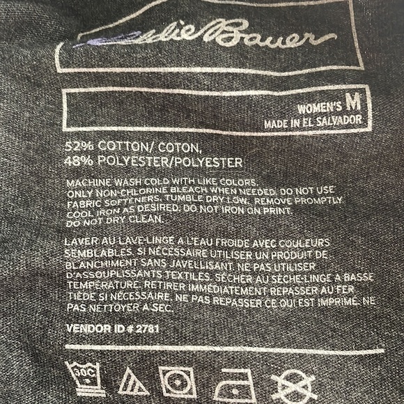 Eddie Bauer bear t shirt - Picture 4 of 4